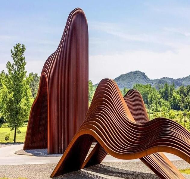广阳锈钢板造型