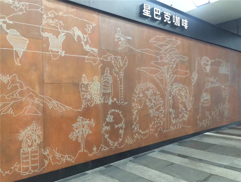 广阳耐候钢幕墙